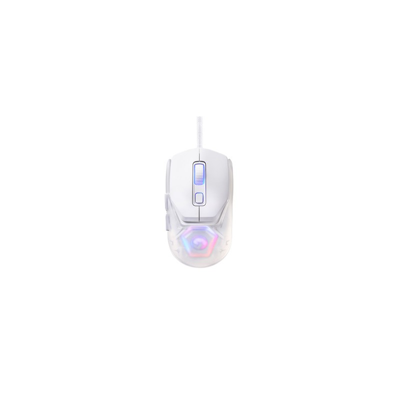 Mysz przewodowa, Marvo FIT LITE G1, biała, optyczna, 12000DPI