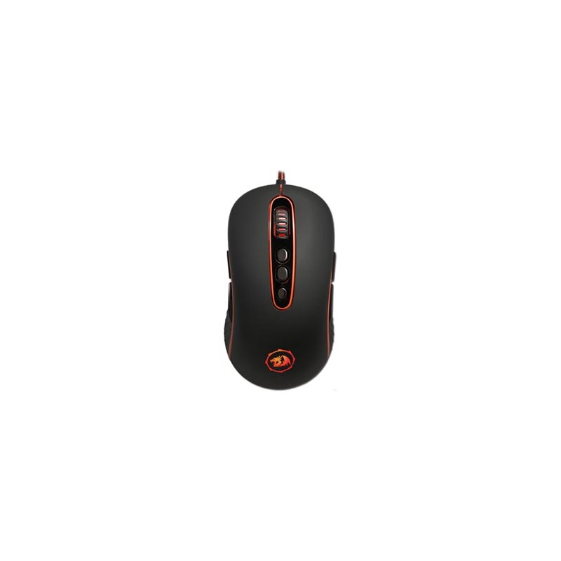 Mysz przewodowa USB, Redragon Phoenix, czarna, optyczna, 4000DPI