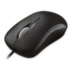 Mysz przewodowa, Microsoft Basic Optical Mouse, czarna, optyczna, 800DPI