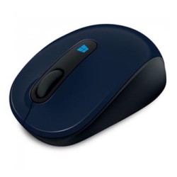 Mysz bezprzewodowa, Microsoft Sculpt Mobile Mouse, niebieska, laserowa, 1000DPI