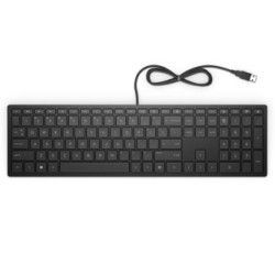 HP Pavilion Keyboard 300, klawiatura CZ, przewodowa (USB), czarna