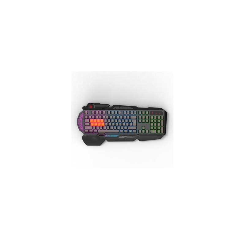 A4Tech BLOODY B318, klawiatura CZ, do gry, podświetlana klawiatura, odporna na zalanie rodzaj przewodowa (USB), czarna