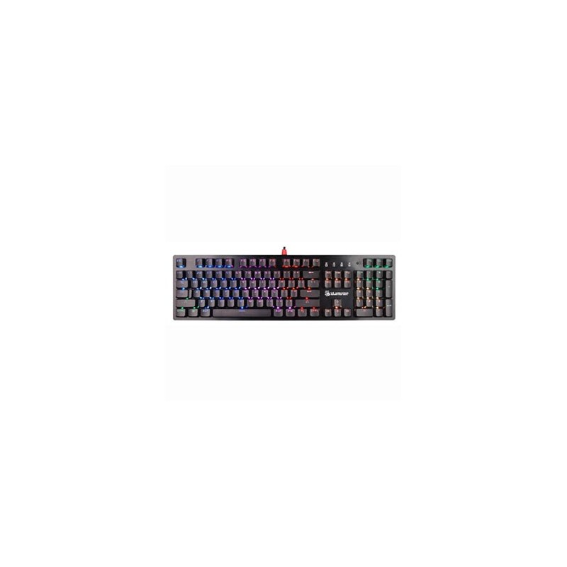 A4Tech B820R, klawiatura CZ, do gry, podświetlona rodzaj przewodowa (USB), czarna, mechaniczna