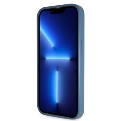 Guess nakładka doiPhone 15 Pro 6.1&quot GUHCP15LP4TDSCPB niebieska hardcase Crossbody 4G Metal Logo