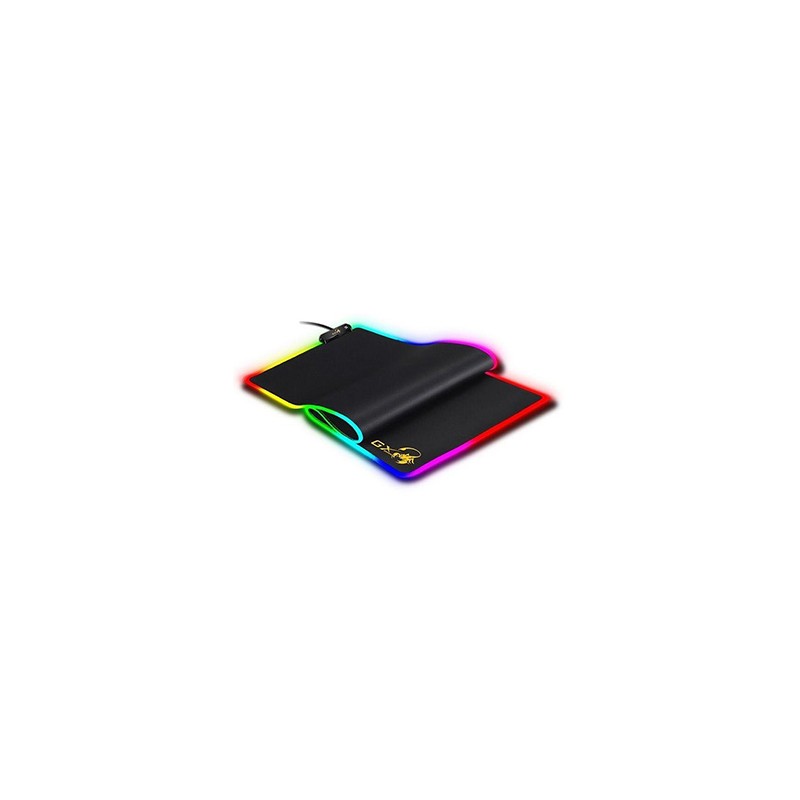 Podkładka pod mysz GX-Pad 800S RGB, do gry, czarna, 800*300 mm, 3 mm, Genius, podświetlona