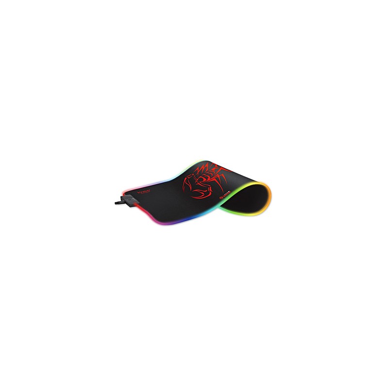 RGB Podkładka pod mysz, MG8, do gry, czarna, 350 x 250 mm, 3 mm, Marvo, podświetlenie RGB