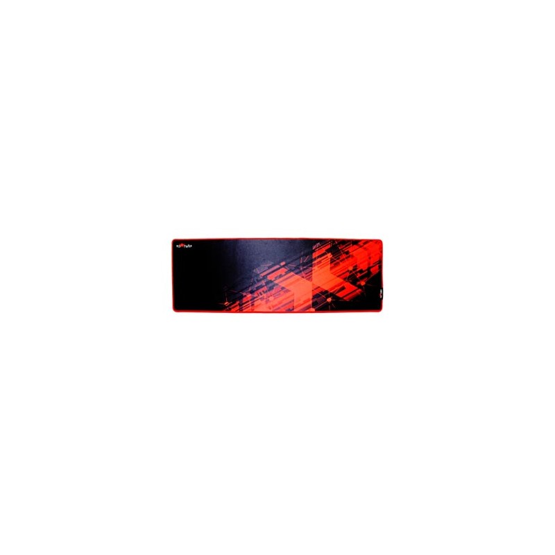 Podkładka pod mysz, P2-XL, do gry, czarno-czerwona, 78 x 27 x 0.4 cm, Red Fighter