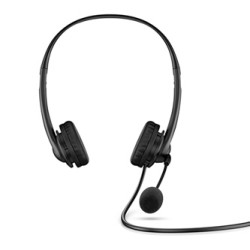 HP G2, słuchawki z mikrofonem, regulacja głośności, czarna, klasyczna typ USB