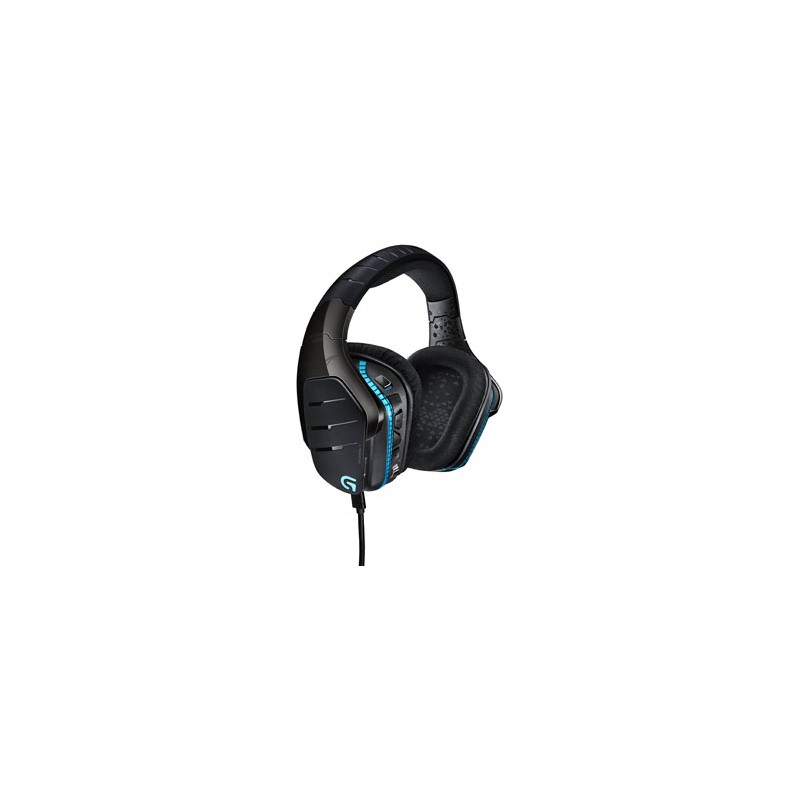 Logitech G633, Gaming Headset, słuchawki z mikrofonem, regulacja głośności, czarna, 7.1 (virtual), podświetlane, zamknięte