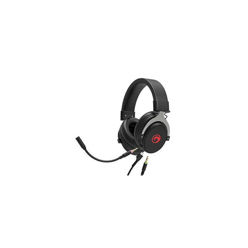 Marvo HG9052, słuchawki z mikrofonem, regulacja głośności, czarna, 7.1 (wirtualne), podświetlane na czerwono, 7.1 (virtual)