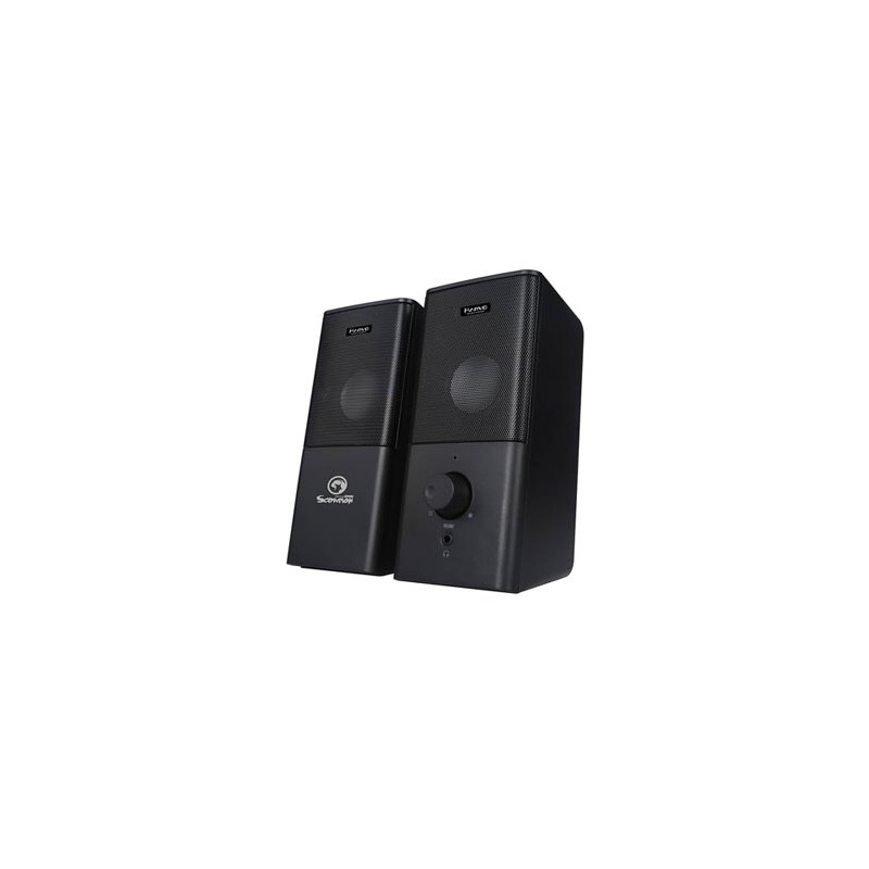 Marvo głośniki SG-117, 2.0, 6W, czarne, regulacja głośności, do gry, 200Hz-16kHz
