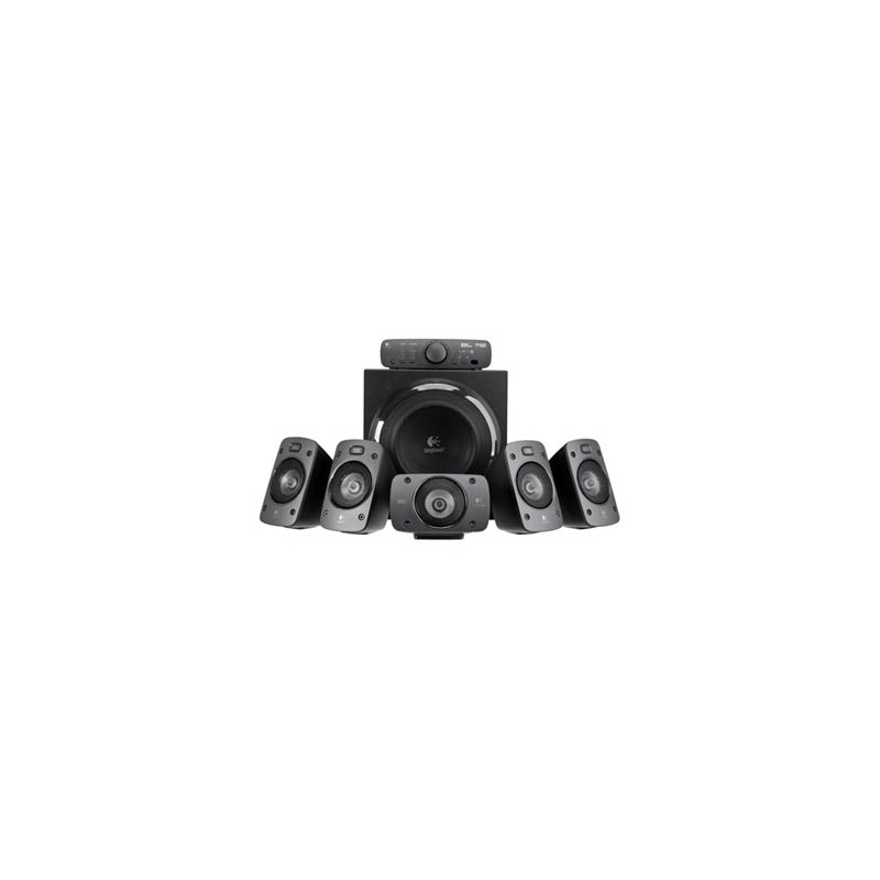 Logitech głośniki Z906-Digital, 5.1, 500W, czarne, zdalne sterowanie, silne basy, Subwoofer 165W
