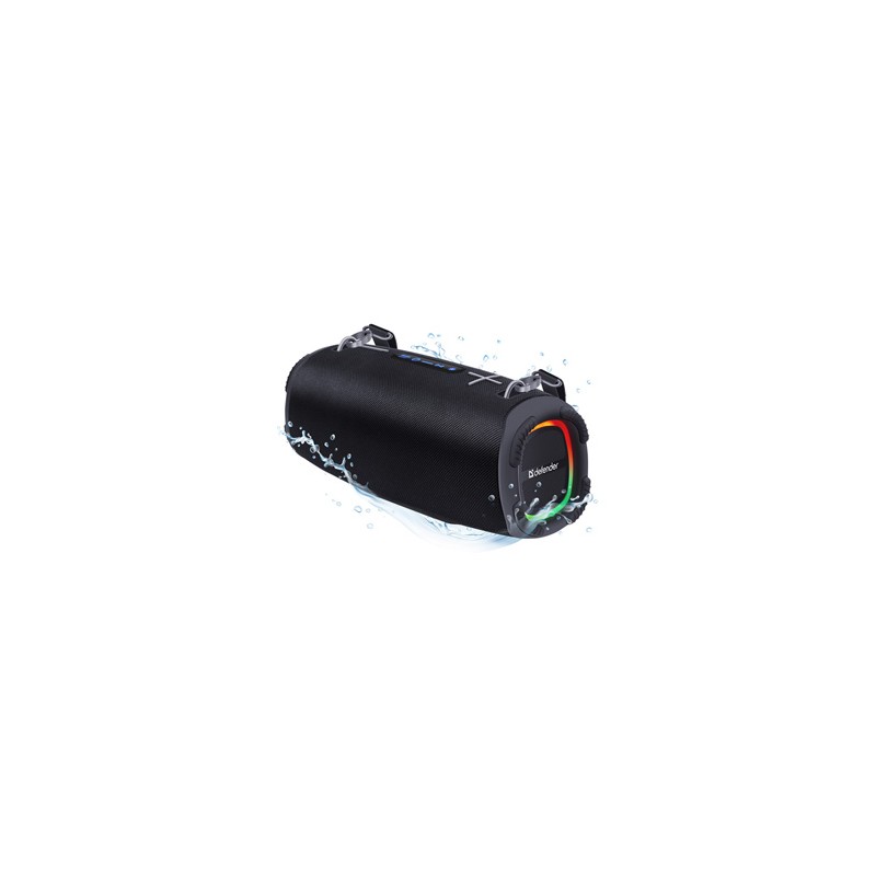 Defender głośnik BEATBOX 80, Li-Ion, 2.1, 80W, czarny, regulacja głośności, przenośny, wodoodporny, zintegrowana bateria, 