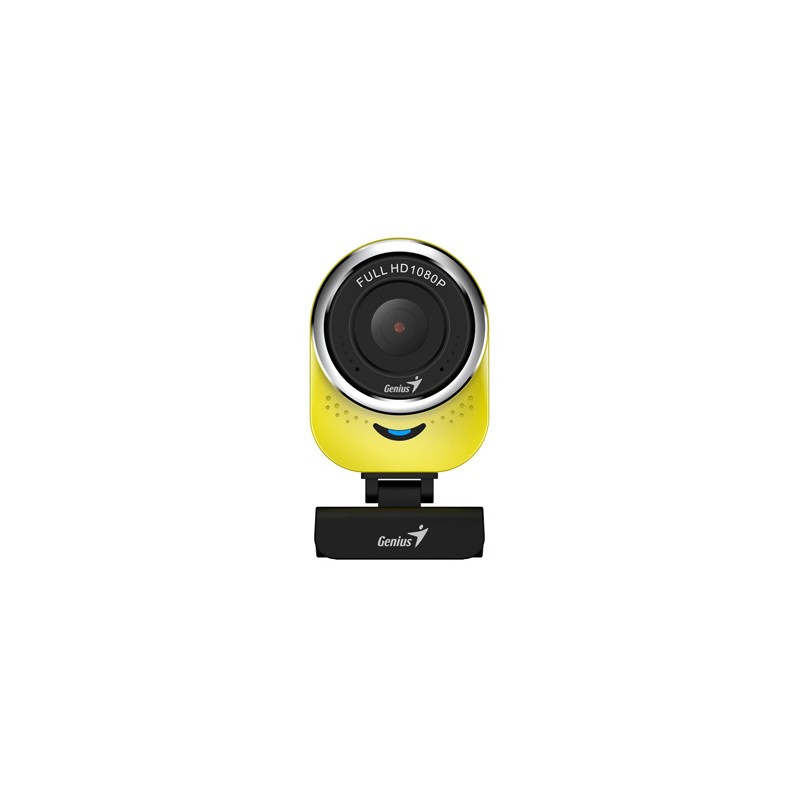 Genius kamera web Full HD QCam 6000, 1920x1080, USB 2.0, żółta, Windows 7 a vyšší, FULL HD, 30 FPS