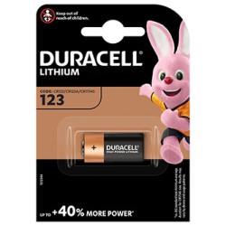 Bateria litowa, CR123A, Duracell, blistr, 1-pack, 42451