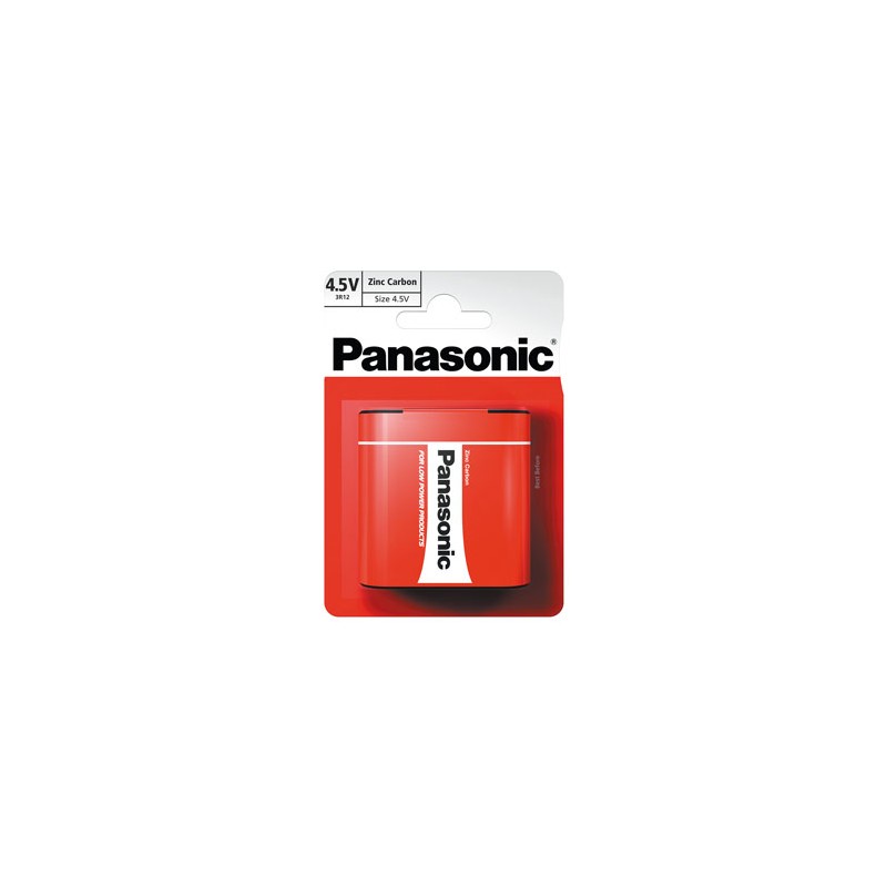 Bateria cynkowo-węglowa, 3R12, 4.5V, Panasonic, blistr, 1-pack