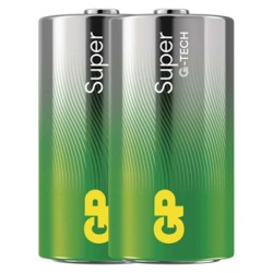 Bateria alkaliczna, LR14, 1.5V, GP, folia, 2-pack, SUPER, ogniwo format C