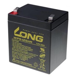 Long akumulator kwasowo-ołowiowy HighRate F2 dla UPS, EZS, EPS, 12V, 5Ah, PBLO-12V005-F2AH