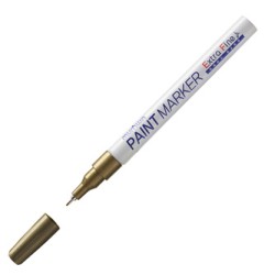 Munhwa, marker olejowy EFPM-07, złoty, 12szt, 1mm, metalowa końcówka, cena za 1 szt