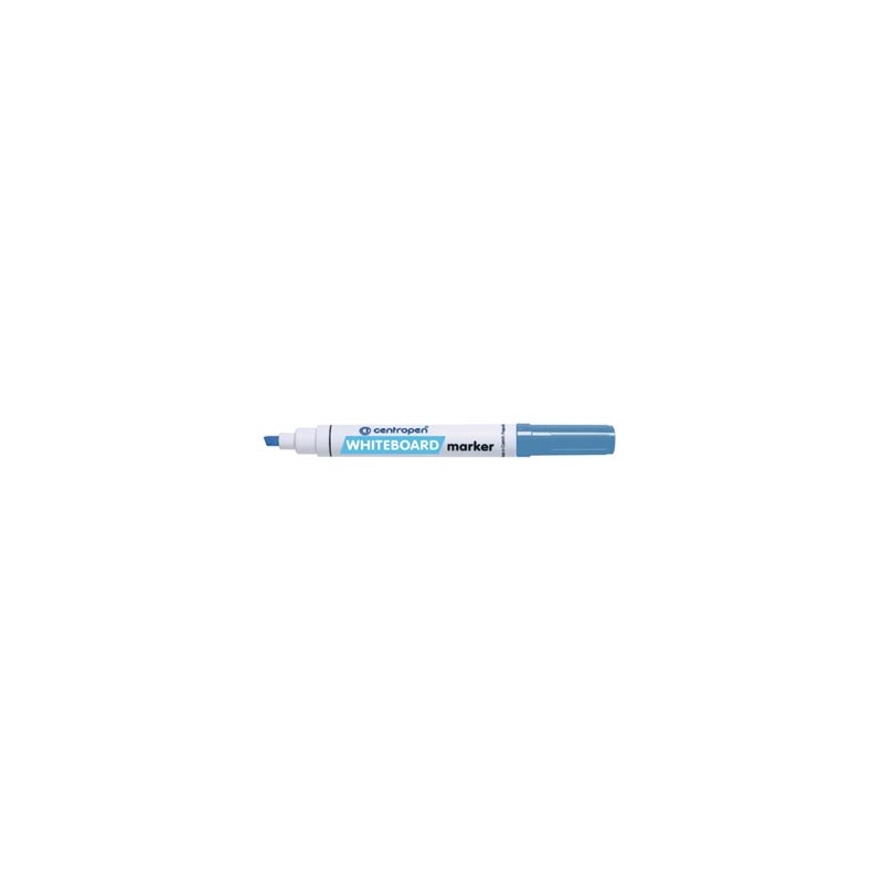 Centropen, whiteboard marker 8569, jasnoniebieski, 10szt, 1-4,5mm, na bazie alkoholu, cena za 1 szt