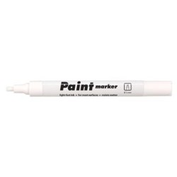 Centropen, marker 9100, biały, 10szt, 5mm, nie zawiera toluenu/xylenu, cena za 1szt