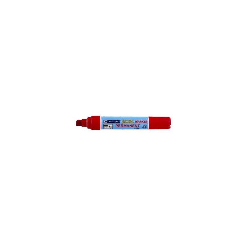 Centropen, marker 9110, czerwony, 5szt, 2.10mm, na bazie alkoholu, cena za 1 szt