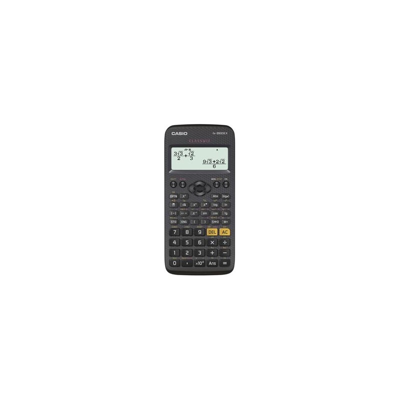 Casio Kalkulator FX 350 CE X, czarna, szkolny