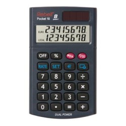 Rebell Kalkulator RE-POCKET 10, czarna, kieszonkowy, 8 miejsc