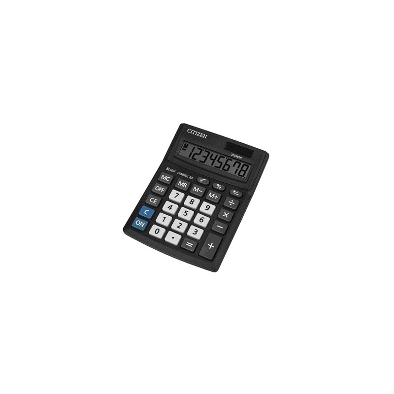 Citizen Kalkulator CMB801-BK, czarna, biurkowy, 8 miejsc, podwójne zasilanie