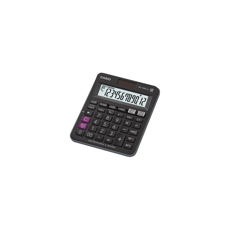 Casio Kalkulator MJ 120 D PLUS, czarna, stołowy