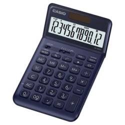 Casio Kalkulator JW 200 SC NY, niebieska, 12 miejsc, uchylny wyświetlacz, podwójne zasilanie