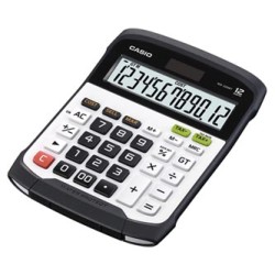 Casio Kalkulator WD 320 MT, czarno-biały, stołowy, wodoodporny