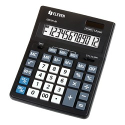 Eleven Kalkulator CDB1201-BK, czarna, biurkowy, 12 miejsc