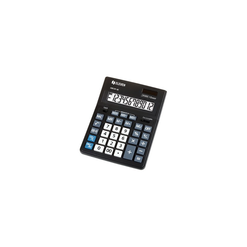 Eleven Kalkulator CDB1201-BK, czarna, biurkowy, 12 miejsc