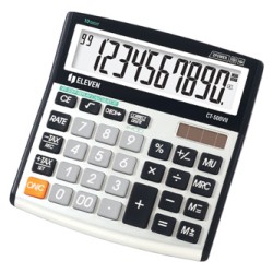 Eleven Kalkulator CT500VII, szara, biurkowy, 10 miejsc
