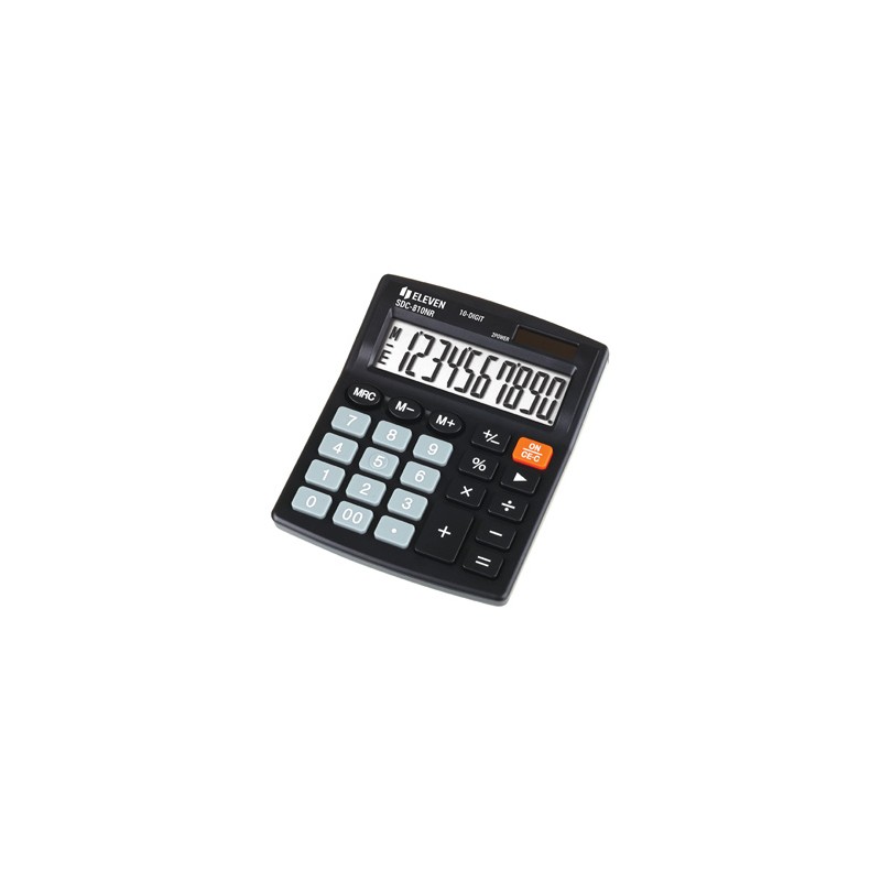 Eleven Kalkulator SDC810NR, czarna, biurkowy, 10 miejsc, podwójne zasilanie