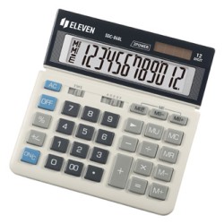 Eleven Kalkulator SDC868L, czarno-biały, biurkowy, 12 miejsc