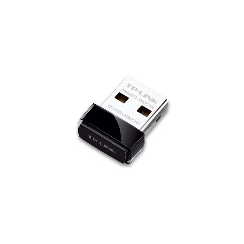 TP-LINK nano USB klient TL-WN725N 2.4GHz, 150Mbps, zintegrowana bateria anténa, 802.11n