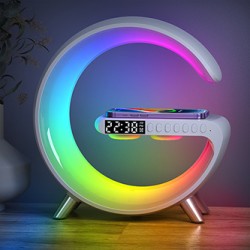 Smart light G-Light INSPIRE, biała, USB-C, ładowarka indukcyjna, Powerton