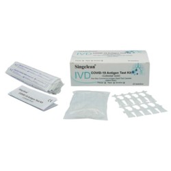 Test antygenowy COVID-19 Test Kit (Colloidal Gold Method), 20 szt w opakowaniu, wymaz z ust lub przedniej części nosa, Hangzho