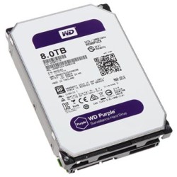 Western Digital wewnętrzny dysk twardy, WD Purple, 3.5", SATA III, 8TB, 8000GB, WD80PURZ