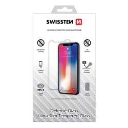 Hartowane szkło ochronne Swissten, pro Apple iPhone 6 Plus/6S Plus, czarna, Defense glass