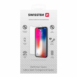 Hartowane szkło ochronne Swissten, pro Apple iPhone 12 MINI, czarna, case friendly and color frame