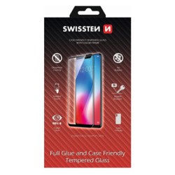 Hartowane szkło ochronne Swissten, pro Apple iPhone 7 PLUS/8 PLUS, czarna, case friendly and color frame