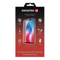 Hartowane szkło ochronne Swissten, pro Apple iPhone 6 plus/6S PLUS, czarna, case friendly and color frame