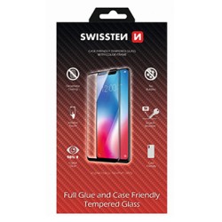 Hartowane szkło ochronne Swissten, pro Apple iPhone  5/SE, czarna, case friendly and color frame
