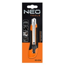 Neo Tools nóż z kołkiem odłamującym, 0.5mm, antypoślizgowa, ergonomiczna konstrukcja