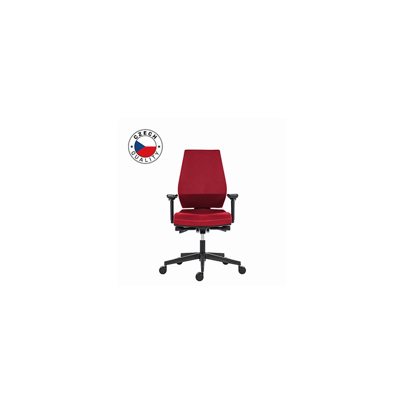 Powerton Ergonomiczny fotel biurowy Sima, Czerwony