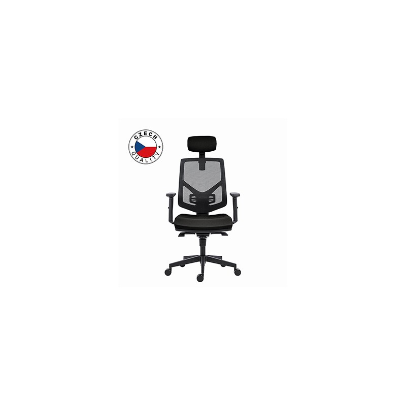 Powerton Ergonomiczny fotel biurowy Tina, Czarny