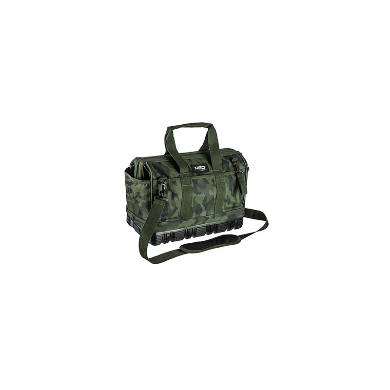 Outdoor taška, moro, poliester, 84-322, wodoodporne dno, regulowane ramiączka, Neo Tools